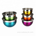 5 Piece Color Painting Mixing Bowls With Lids